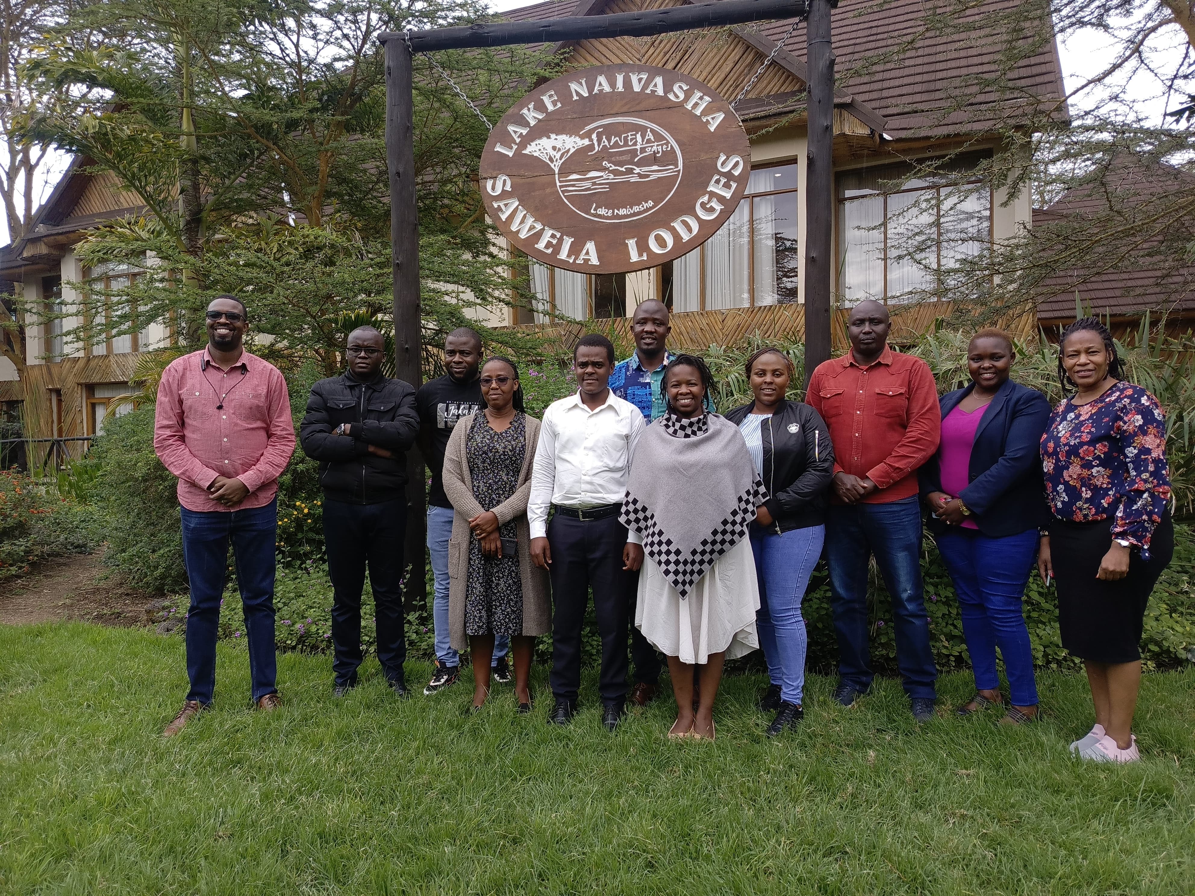 VMD and KenTrade teams during a workshop on creation of internal products code